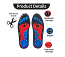 Magnetic Insoles, 1 Pair Acupressure Massage Insoles, Magnetic Therapy Insoles for Men and Women