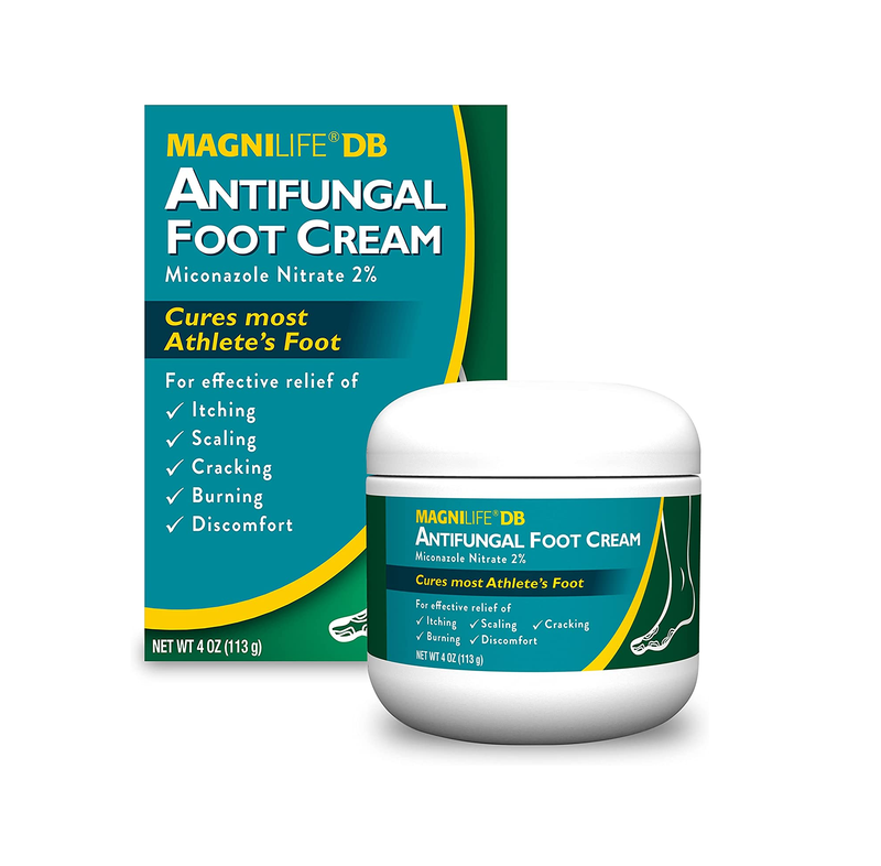 MagniLife DB Antifungal Foot Cream Soothing Fast-Acting Relief of Itching Scaling Cracking Burning & Discomfort