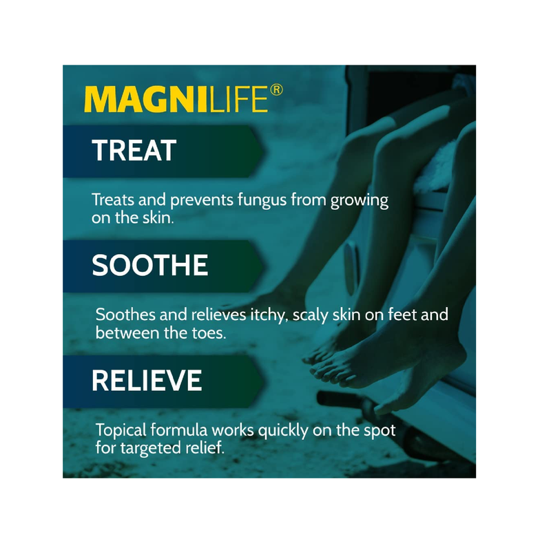 MagniLife DB Antifungal Foot Cream Soothing Fast-Acting Relief of Itching Scaling Cracking Burning & Discomfort