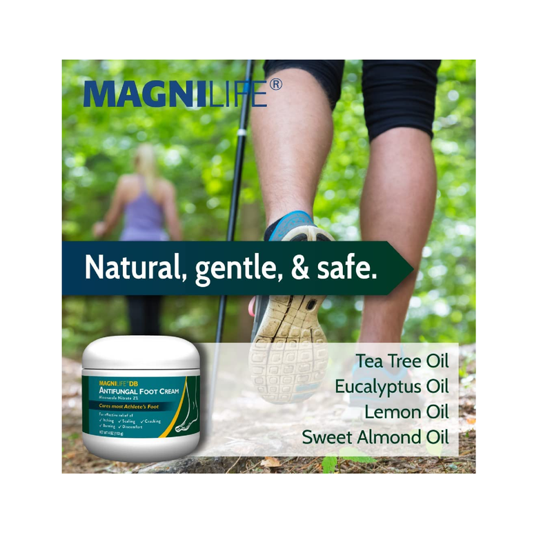 MagniLife DB Antifungal Foot Cream Soothing Fast-Acting Relief of Itching Scaling Cracking Burning & Discomfort