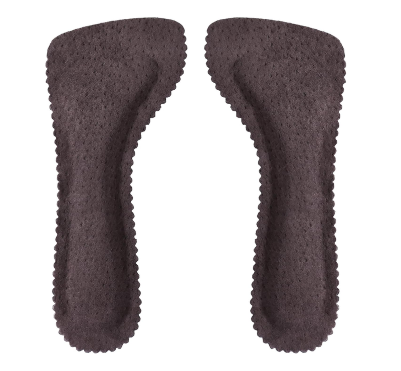 Pigskin High Heel Shoe Insoles for Women, 3/4 Invisible Self-Adhesive Barefoot Shoe Inserts