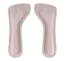 Pigskin High Heel Shoe Insoles for Women, 3/4 Invisible Self-Adhesive Barefoot Shoe Inserts