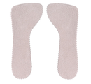 Pigskin High Heel Shoe Insoles for Women, 3/4 Invisible Self-Adhesive Barefoot Shoe Inserts