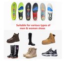 Springs with Airbag Sports Insoles for Men Women, Running Memory Foam Insoles for Shock Absorption,
