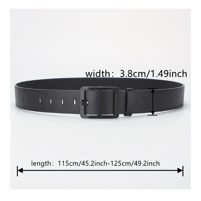 Men's Black PU Leather Belt Casual Jeans Pants Belt For Outdoor Party Holiday , Ideal choice for Gifts