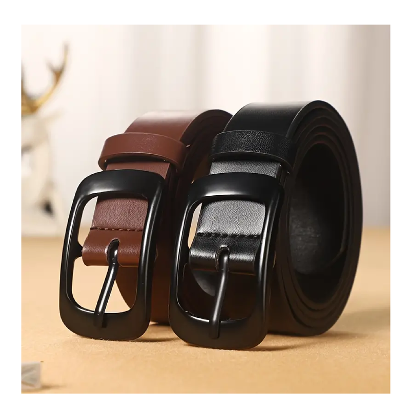 Men's Casual Pin Buckle PU Leather Belt, Fashion Belt Women's Belt , Ideal choice for Gifts