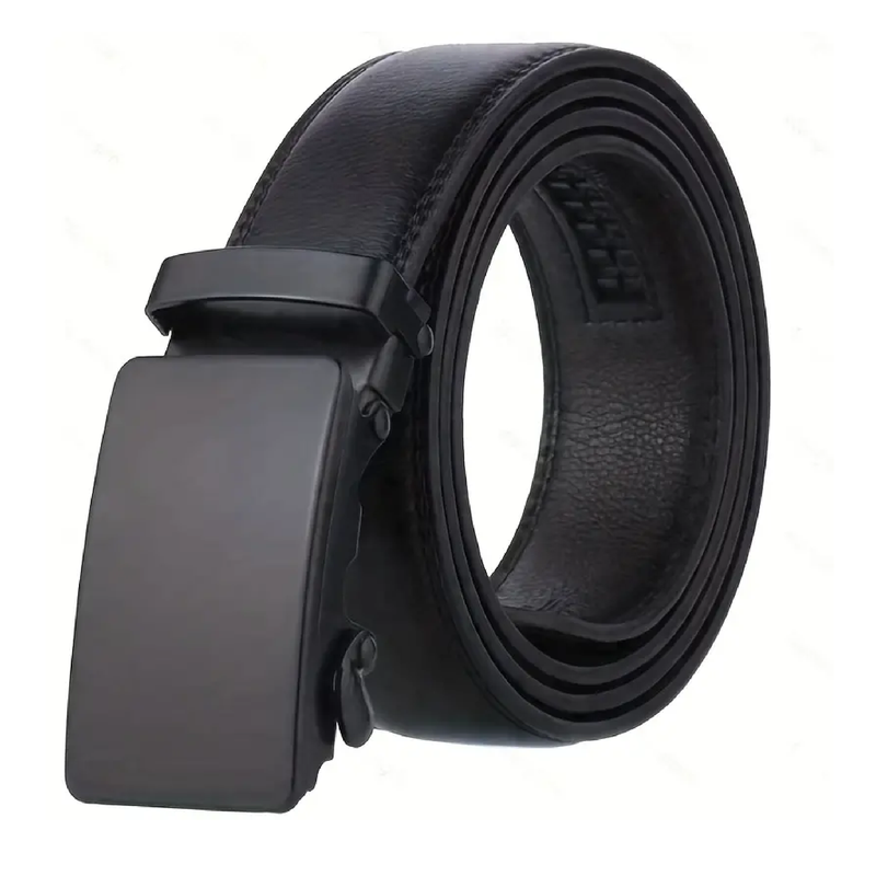 Men's Fashion Automatic Buckle Leather Belt For Daily Business , Ideal choice for Gifts