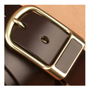 Men's Genuine Leather Dress Belt, Fashion Classic Casual Belts With Buckle, For Jeans Pants, Work And Business Gifts For Dad Husband