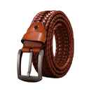 Men's Leather Belt Handmade Braided Belt Husband Boyfriends Birthday Gifts
