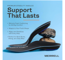 MERRELL Premium Stability Shoe Insoles for Women - Premium Orthotic Arch Support Insoles