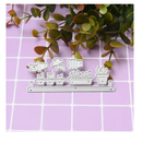 Metal Cutting Dies With Flower Potted Plants - Card Making Die