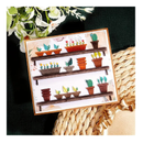 Metal Cutting Dies With Flower Potted Plants - Card Making Die