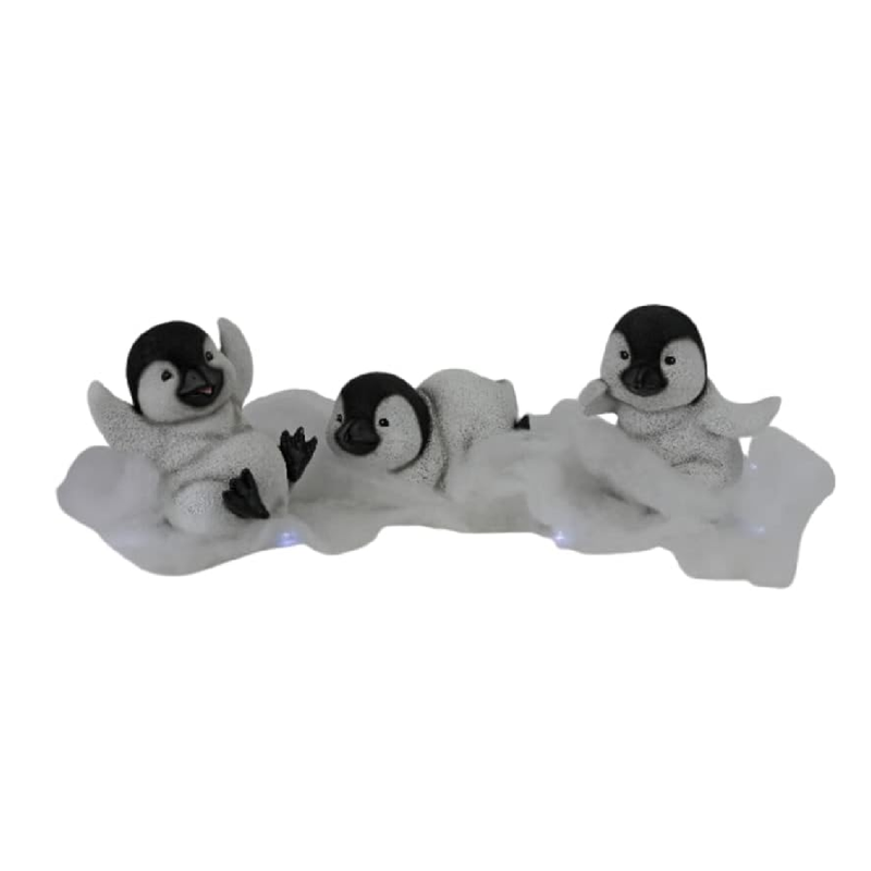 Midlee Christmas Penguin Stairway Holiday Decoration (Set of 3)