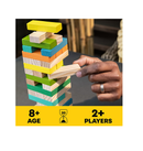 Mindful Classics Jumbling Tower Sustainable Wooden Blocks Tumbling Toppling Bamboo Wood Party Stacking Game for Adults and Kids Ages 8 and up