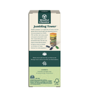 Mindful Classics Jumbling Tower Sustainable Wooden Blocks Tumbling Toppling Bamboo Wood Party Stacking Game for Adults and Kids Ages 8 and up