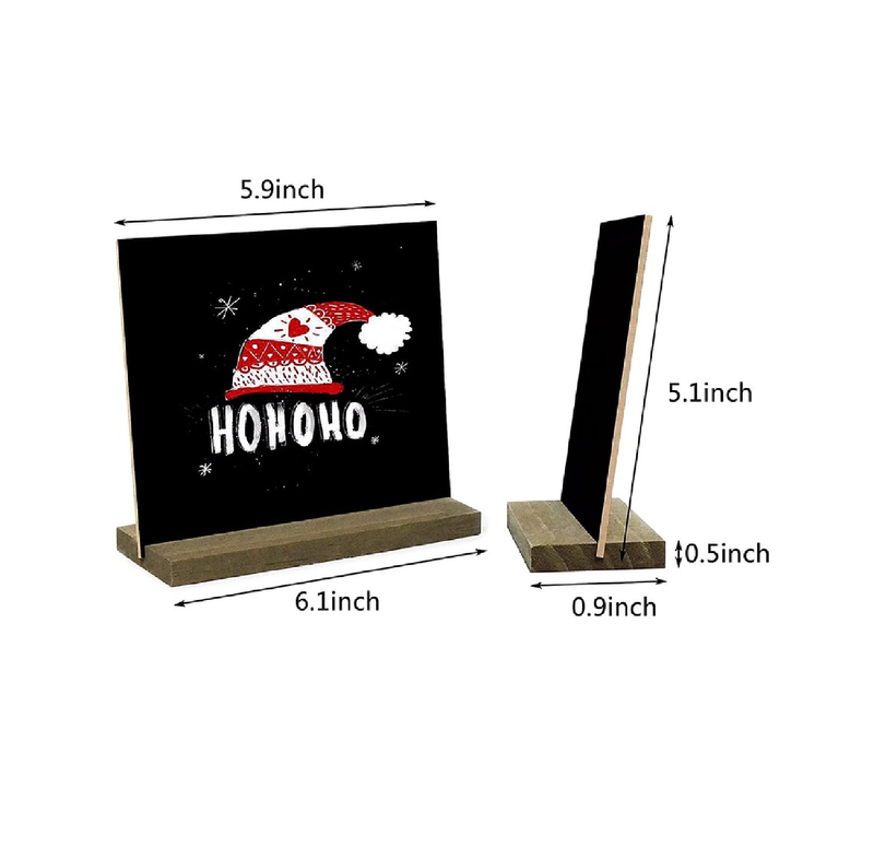 Chalkboard Sign Easel Stand Set