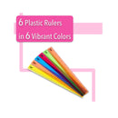 Mr. Pen Rulers 12 Inch | Back to School Supplies | Assorted Colors 6 Pack