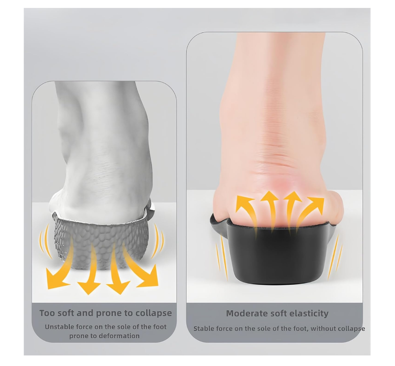 Shoe Heel Lifts Inserts for Women Men 2-6 Inch Uneven Legs, Height Taller Shoe Inserts,