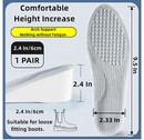 Heel Lifts for Women,Height Boosting Insoles for Men,Taller Shoes Inserts for Height Increasing shoes,Brandone Height Insoles 3 Inch,