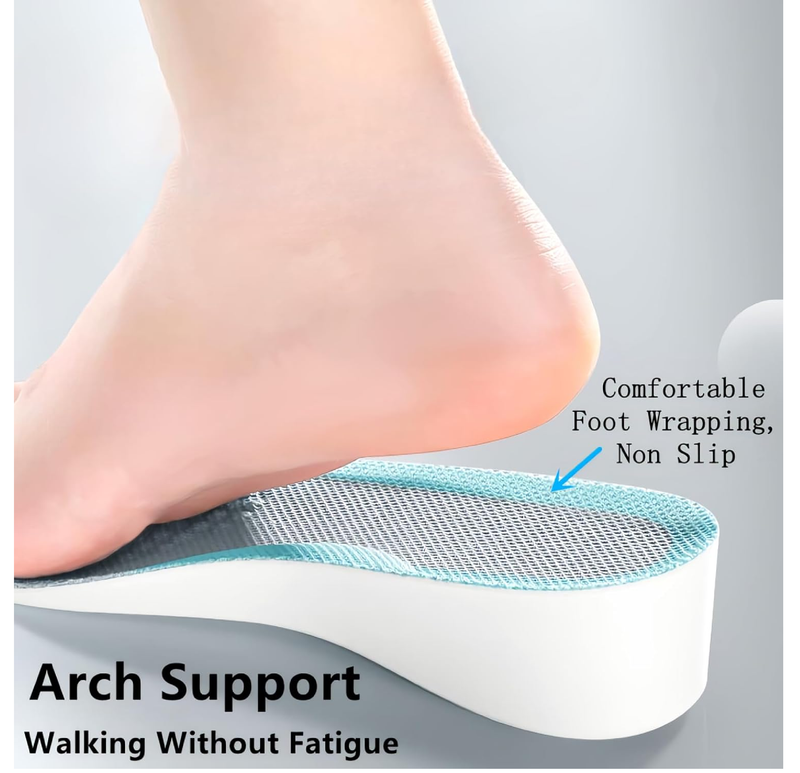 Heel Lifts for Women,Height Boosting Insoles for Men,Taller Shoes Inserts for Height Increasing shoes,Brandone Height Insoles 3 Inch,