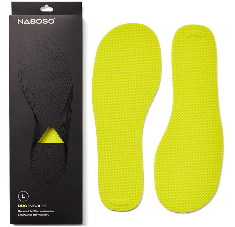aboso Duo Sensory Double-Sided Insole, Thin Men's and Women's Textured Anti-Fatigue Shoe Inserts