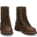 Chippewa Men's Classic 2.0 8" Lace-Up - Wood Brown (NC2085) - Front View