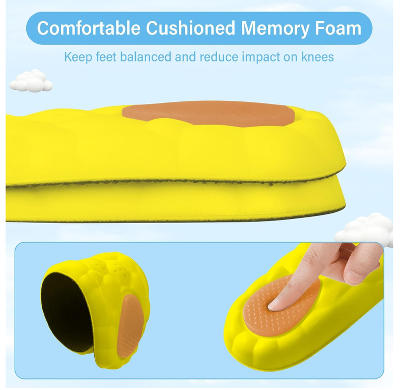 Steppers Memory Foam Insoles- Comfort Inner Soles for Men and Women, Replacement Shoe Inserts