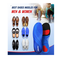 240+lbs Plantar Fasciitis Insoles Men Women, Comfort Heavy Duty High Arch Support Insoles for Pain Relief Absorb Shock, Work Boot Shoe Inserts Orthotic for Flat Feet