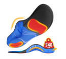 240+lbs Plantar Fasciitis Insoles Men Women, Comfort Heavy Duty High Arch Support Insoles for Pain Relief Absorb Shock, Work Boot Shoe Inserts Orthotic for Flat Feet