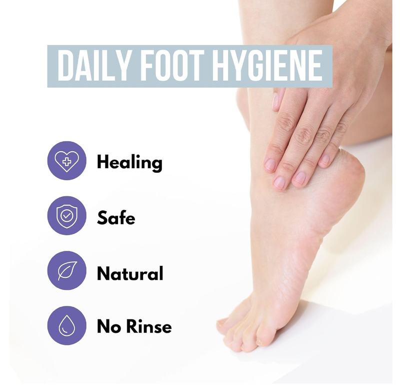 NOVEHA Daily Foot Spray | Foot Care for Men and Women with Sensitive Skin | Odor Control | Preventative and Soothing for At-Risk Feet