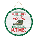 National Lampoon's Christmas Vacation Decorations, Funny Christmas Welcome Sign Front Door Decor, Farhouse Christmas Wooden Hanging Sign Wall Decor, Griswold Christmas Vacation Merchandise Gifts
