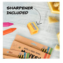 2 Pack | Natural Beeswax Crayons For Toddlers And Kids | Kid-Friendly Crayons Made With 100% Pure Beeswax - 12 Vibrant Colors