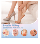 64 Pieces Hydrocolloid Blister Bandages for Feet - 6 Styles Waterproof Adhesive Blister Pads, Blister Patches for Heel,
