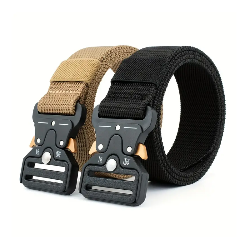 New Men's Outdoor Buckle Belt, Tactical Military Belt , Ideal choice for Gifts