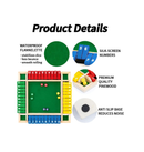 Nicecho Shut The Box Dice Game 2-4 Player Family Wooden Board Table Math Games for Adults and Kids 8 Dices Classics Tabletop Version Games for Classroom Home Party or Pub