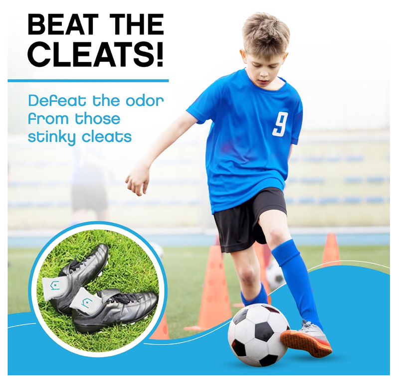 NonScents Shoe Deodorizer 2-Pack (4 Count) - Odor Eliminator, Air Freshener, Smell Absorber, Scent Remover for Shoes,