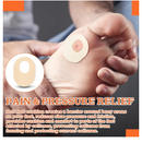 Nuanchu 36 Count Soft Foam Callus Cushions Oval Corn Cushion Self Stick Adhesive Foot Care Pads Waterproof Corn Protectors for Feet Women Men,