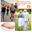 Nuanchu 36 Count Soft Foam Callus Cushions Oval Corn Cushion Self Stick Adhesive Foot Care Pads Waterproof Corn Protectors for Feet Women Men,