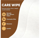 70PCS Leather Wipes (35 Clean + 35 Care), Independent Packaging, Leather Shoe Wipes for Clean & Restore,