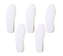 5 Pairs Odor Control Summer Pure Cotton Terry Cloth Shoe Insoles,