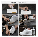Shoe Cleaner Kit for Sneaker, Cleaning Kit, Sneaker 10Oz with 3 Brush & Microfiber Towel Included,