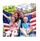 OPUHOHR 29 PCS 4th of July Headbands Temporary Tattoos American Flags on Stick 4th of July American Independence Day Decorations Kit