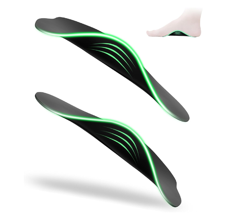 Plantar Fasciitis Relief Arch Support Insert 3/4 Length Shoe Insoles for Women Men High Arch & Flat Feet
