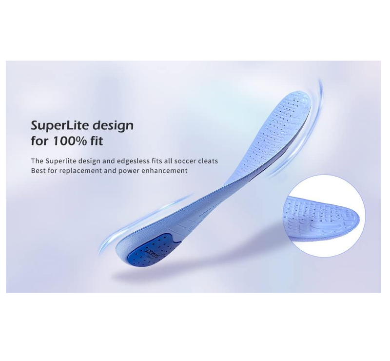 Soccer Football Cleat Insole Insert Gen3-Standard Thickness Blue