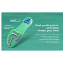 Soccer Cleat Insoles Insert Gen3-Slim Thickenss Green Tornado