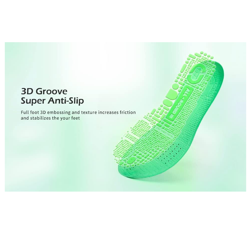 Soccer Cleat Insoles Insert Gen3-Slim Thickenss Green Tornado