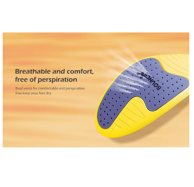 Soccer Cleat Insole Insert Gen3-Extra Thickenss Empire Yellow