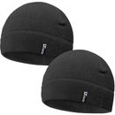 OUTDOOR SHAPING 2 Pack Tactical Fleece Cap Winter Warm Beanie Military Army Watch