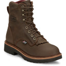 Justin Work Men's Rivot 8" Work Boot - Hickory Brown (OW440) - View 2