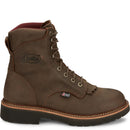 Justin Work Men's Rivot 8" Work Boot - Hickory Brown (OW440) - View 3